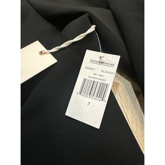 NWT Good American Blazer Mini Dress Black Size 7 US 4XL Plus Size. Minimalist - Picture 6 of 10